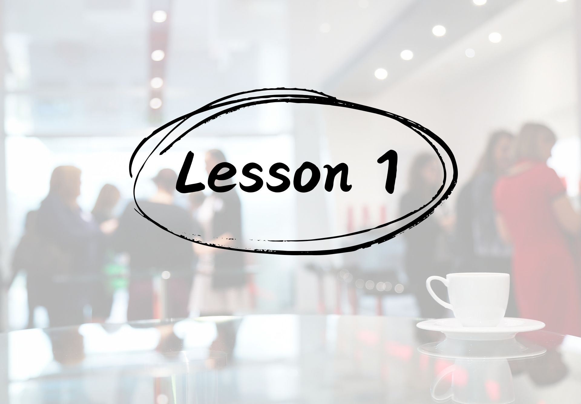 people talking during a coffee break